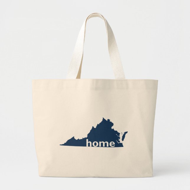 Grand Tote Bag Maison de la Virginie (Devant)
