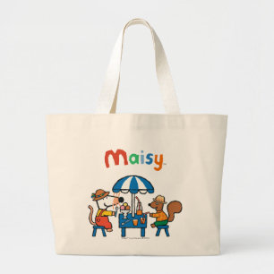 Grand Tote Bag Maisy et Cyril Snacktime à la plage
