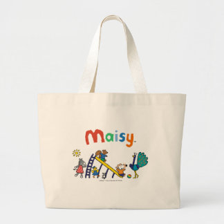 Grand Tote Bag Maisy sur le terrain de jeu avec des amis