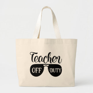 Grand Tote Bag Maître de service de l'art des mots