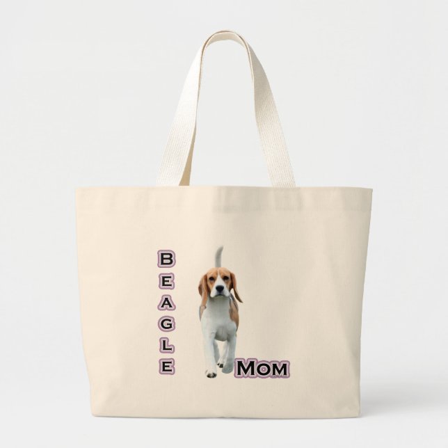 Grand Tote Bag Maman beagle 4 (Devant)