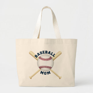 Grand Tote Bag Maman branchée de baseball