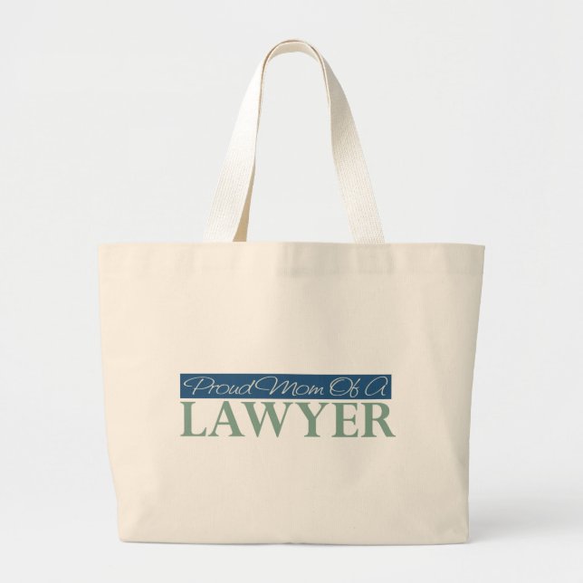 Grand Tote Bag Maman fière d'un avocat (Devant)