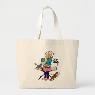 Grand Tote Bag Maman occupée