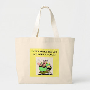Grand Tote Bag maman ; voix d'opéra de s