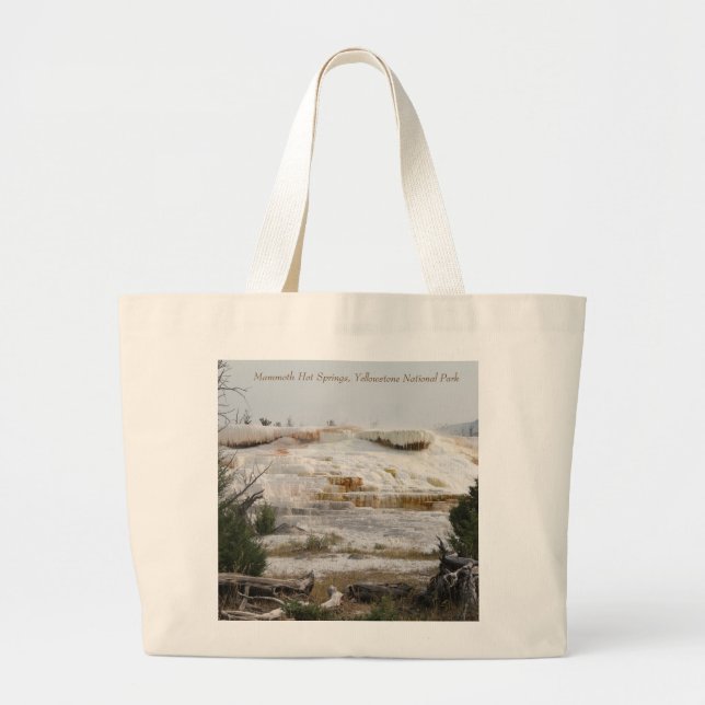 Grand Tote Bag Mammoth Hot Springs, parc national Yellowstone (Devant)