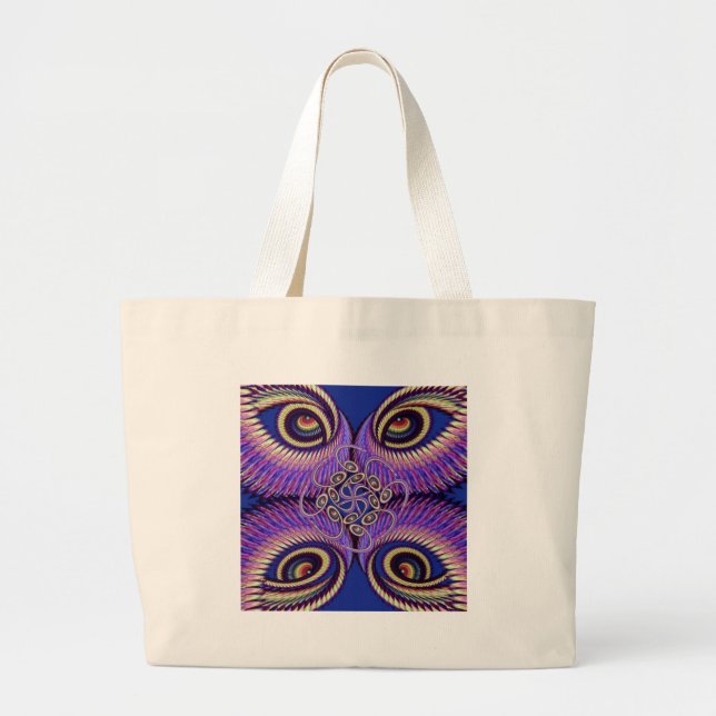 Grand Tote Bag Mandala Kundalini (Devant)