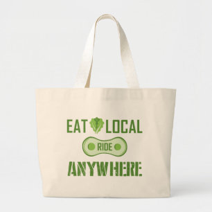 Grand Tote Bag Manger Localement, Parcourir N'Importe Où