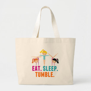 Grand Tote Bag Manger Sleep Tumble Gymnastique