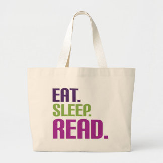 Grand Tote Bag mangez le sommeil lu