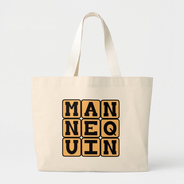 Grand Tote Bag Mannequin, Mannequin de mode (Devant)