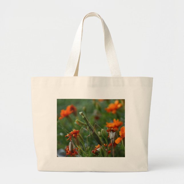 Grand Tote Bag Mante de prière (Devant)