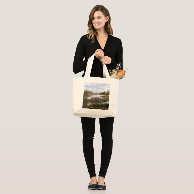 Grand Tote Bag Marais et Forêts de Refuge à Eagan (Devant (modèle))
