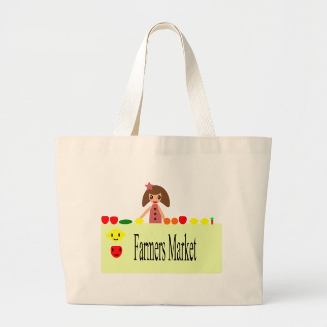 Grand Tote Bag Marché agricole 2.0 51Z (Devant)