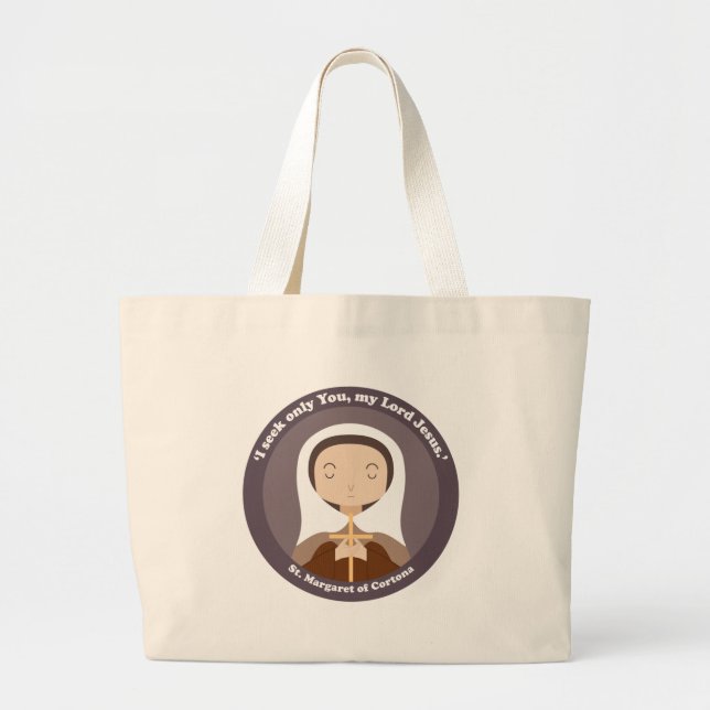 Grand Tote Bag Marguerite de Cortone (Devant)