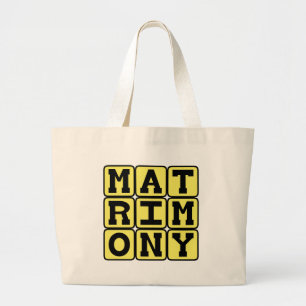 Grand Tote Bag Mariage, L'institution du mariage