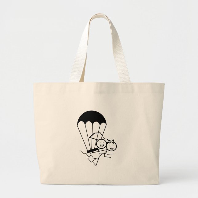 Grand Tote Bag Mariage Sky Jump (Devant)