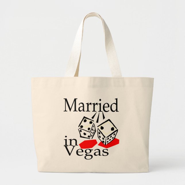 Grand Tote Bag Marié à Las Vegas (Devant)