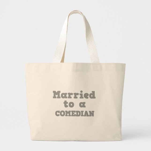 GRAND TOTE BAG MARIÉ À UN COMÉDIEN (Devant)