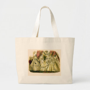 Grand Tote Bag Mariée Antique Mariage Vintage
