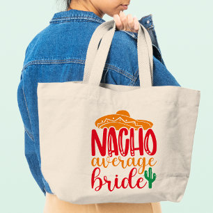 Grand Tote Bag Mariée pas ordinaire Chapeau espagnol Mariage drôl