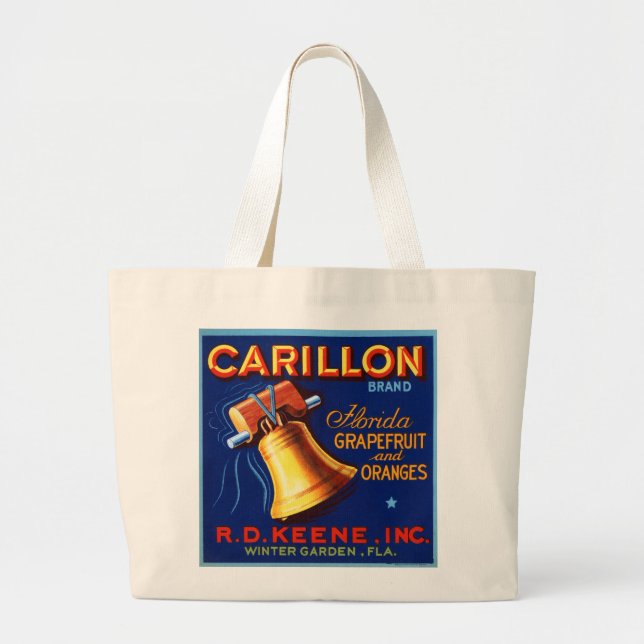 Grand Tote Bag Marque Carillon Florida Grapefruit (Devant)