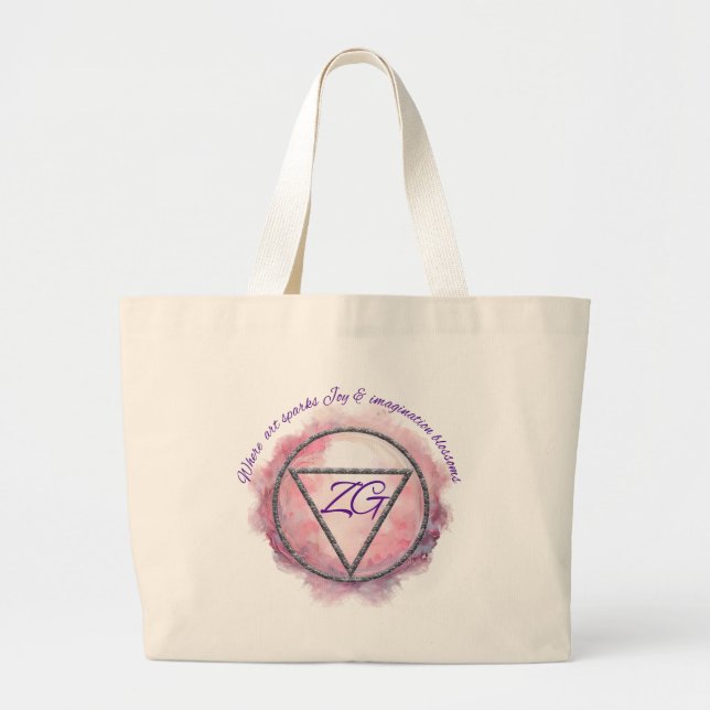 Grand Tote Bag Marque ZahariaGrace (Devant)