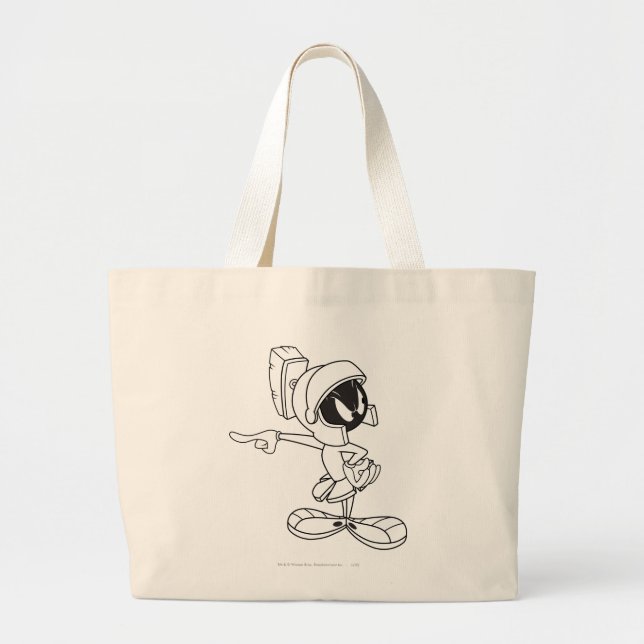 Grand Tote Bag MARVIN MARTIAN™ Pointing (Devant)