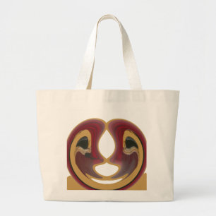 Grand Tote Bag Masai Tribal Whirt Art Imprimer