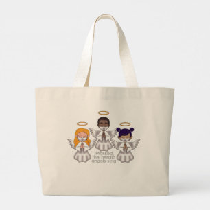 Grand Tote Bag Masqué, les anges hérauts chantent