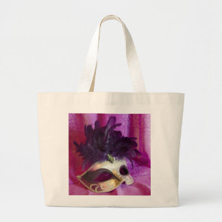 Grand Tote Bag Masque pourpre de mascarade