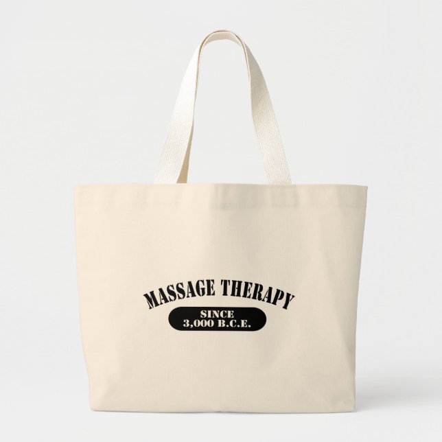Grand Tote Bag Massage thérapeutique depuis 3,000 B.C.E. (Devant)