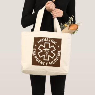 Grand Tote Bag Médecine d'urgence pédiatrique Médecin Infirmière