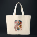 Grand Tote Bag Méduses de Haeckel<br><div class="desc">Illustration vintage de Haeckel de divers types de méduses</div>