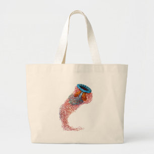 Grand Tote Bag Méduses de la crinière du lion