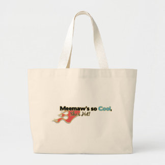 Grand Tote Bag Meemaw ainsi cool elle est chaude