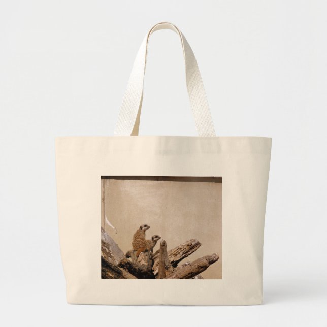 Grand Tote Bag Meerkat Lookout (Devant)