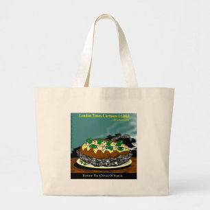Grand Tote Bag Méfiez-Vous De La Ciboulette De Pomme De Terre Amu