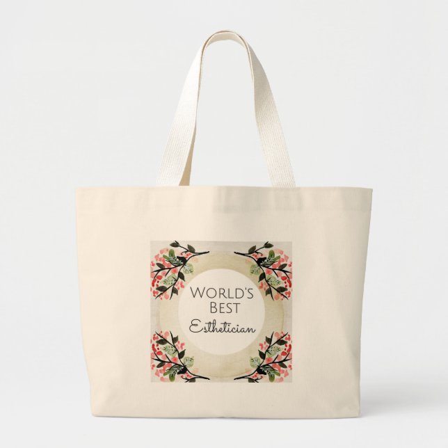 Grand Tote Bag Meilleur cadeau Esthétique du monde 2 (Devant)