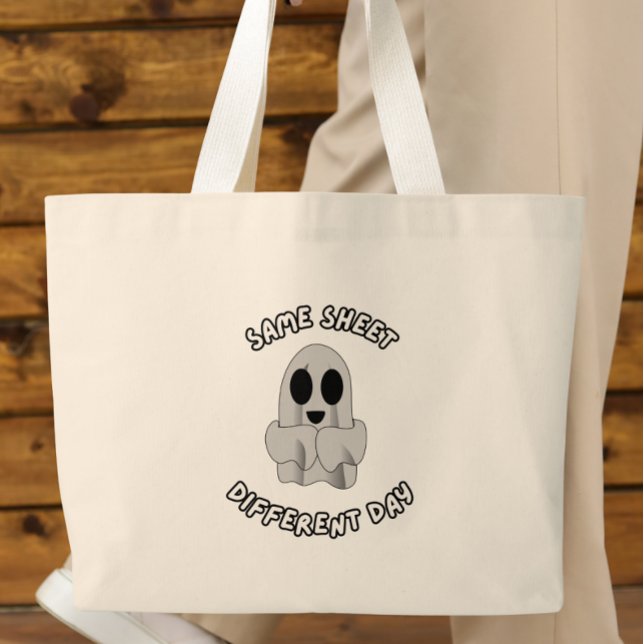 Grand Tote Bag Même drap, jour différent (Créateur téléchargé)