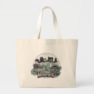 Grand Tote Bag Memphis City Tennessee USA