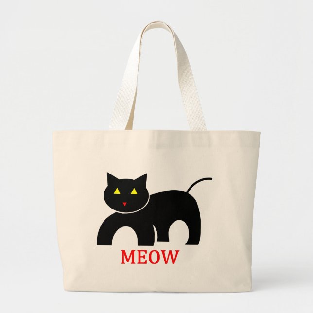 Grand Tote Bag Meow (Devant)