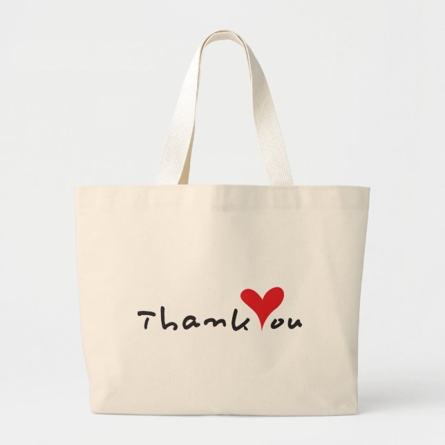 Grand Tote Bag Merci (Devant)
