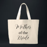 Grand Tote Bag Mère de la mariée<br><div class="desc">Ce sac fourre-tout vintage mignon est la meilleure idée cadeau pour la mère de la mariée en mariage. Ce sac fourre-tout est parfait pour votre mère dans votre vie grand jour. Il est parfait pour elle de garder tout mariage en un seul endroit.</div>
