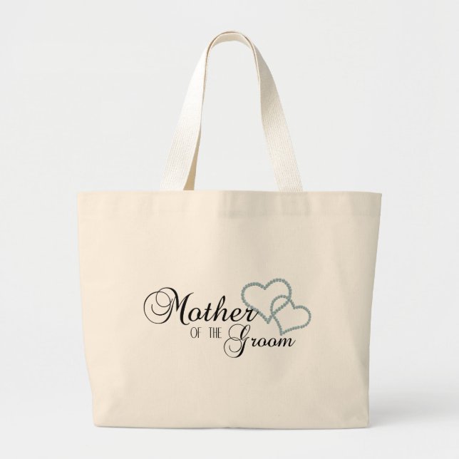 Grand Tote Bag Mère d'exposition de Faux du marié (Devant)