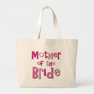 Grand Tote Bag Mère du brun de rose de jeune mariée