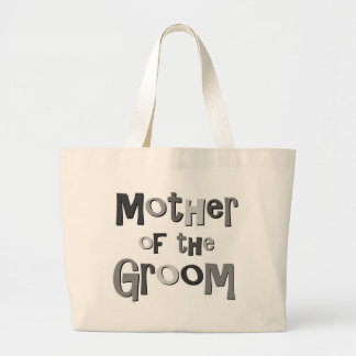 Grand Tote Bag Mère du gris de marié