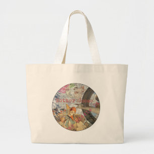 Grand Tote Bag Mère Goose Nursery Rhyme Fairy Tale