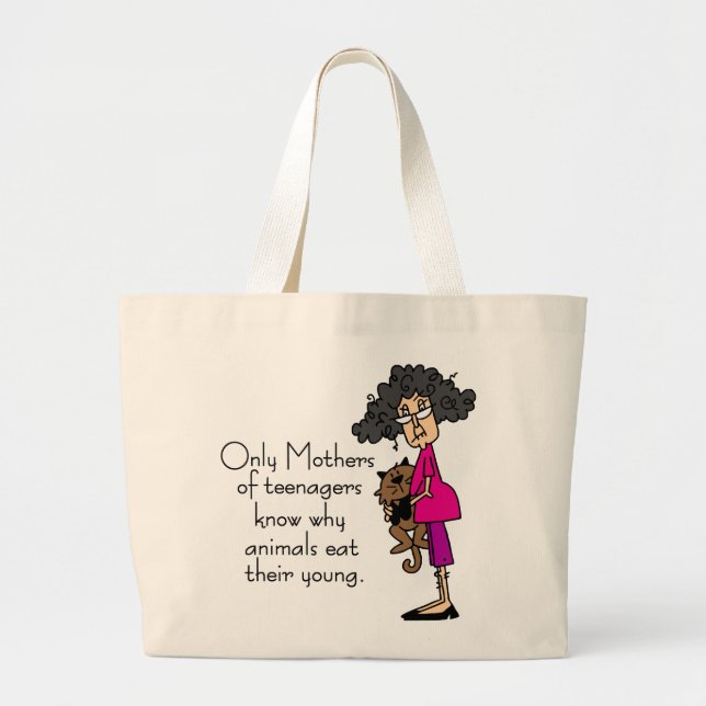 Grand Tote Bag Mères des adolescents (Devant)