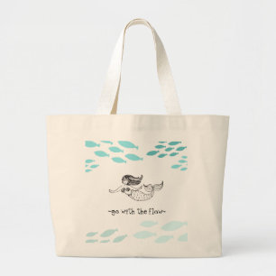 Grand Tote Bag Mermaid Tote or Beach Bag